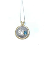Blue Topaz Pendant