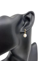 14K Yellow Gold Fresh Water Pearl Earrings