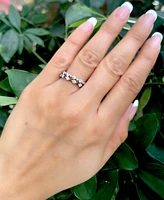 18K White Gold & Palladium (hypoallergenic) 0.50cttw Canadian Diamond Ring, 6.5
