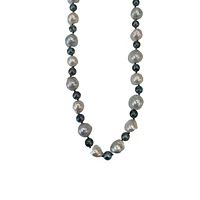 Black & Grey Cultured Pearl Strand - 46"