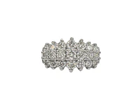 14K White Gold 2.60cttw Diamond Band - Size 6.5