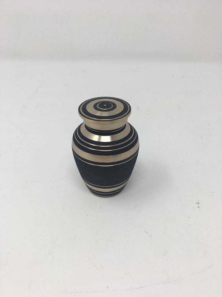 Black & Gold Keepsake Urn