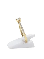 14K Yellow Gold 0.50cttw Diamond Engagement Ring