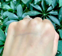 10K White Gold 1.00cttw Diamond Ring, size 6.5