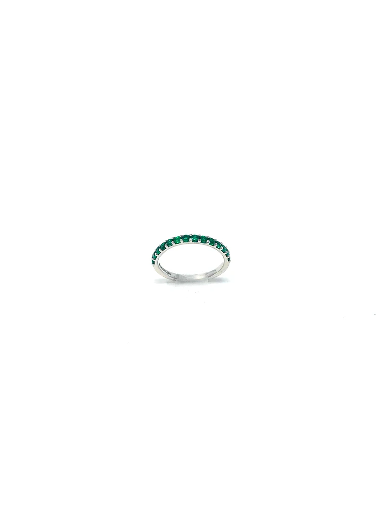 Created Emerald Ring