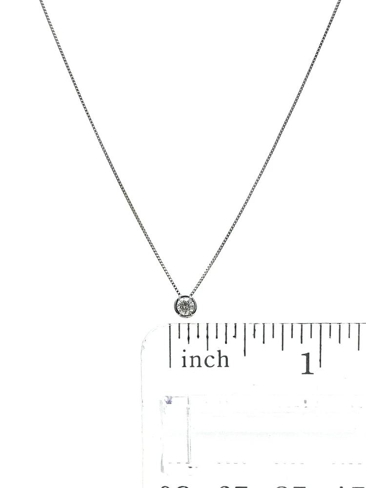 Diamond Solitaire Necklace