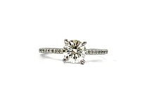 14K Gold 1.23cttw Lab Grown Diamond Engagement Ring - /