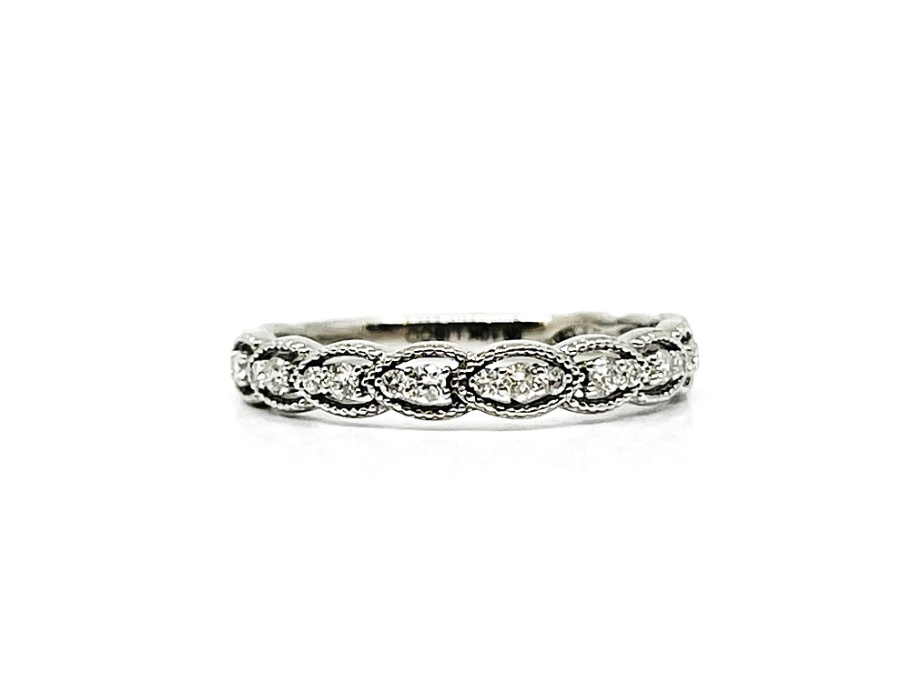 10K White Gold 0.20cttw Diamond Ring