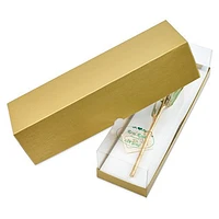 24K Lacquer Dipped Gold Trimmed Yellow Real Rose