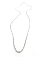 Sterling Silver Wheat Chain 24"