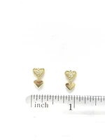 Diamond Heart Earrings