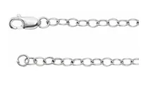 2.5 mm Cable Chain with Lobster Clasp - Various Lengths /