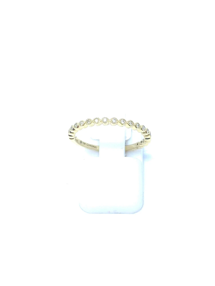 Yellow Gold and Diamond Ring