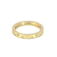 10K Yellow Gold 0.10cttw Diamond Band
