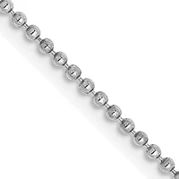 14K Gold 1.20mm Fancy Bead Chain - /