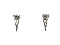 14K White Gold 0.15cttw Diamond Stud Earrings