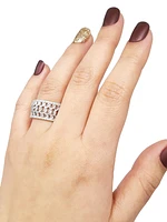 14K White Gold 0.50cttw Diamond Ring, size 6.5