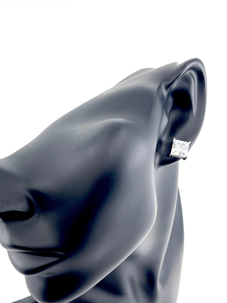 925 Silver Cubic Zirconia Stud Earrings