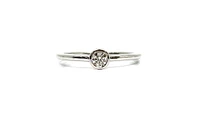 10K White Gold 0.15cttw Diamond Ring
