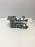 Pewter Locomotive Bank