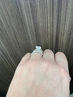 14K White Gold 3.62cttw Lab Grown Diamond Engagement Ring - /