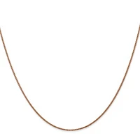14K Rose Gold Spiga Chain - 0.8mm