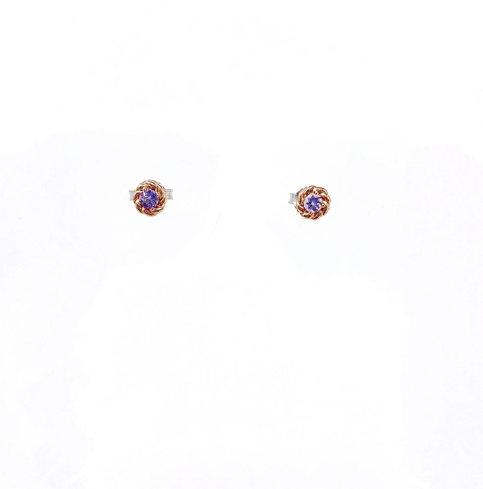 Amethyst earrings