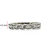 10K White Gold 0.20cttw Diamond Ring