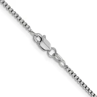 14K Gold 1.5mm Semi-Solid Round Box Chain - /