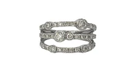 10K White Gold 1.00cttw Diamond Ring, size 6