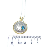 Blue Topaz Pendant