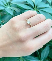 14K Yellow Gold 0.50cttw Diamond Engagement Ring, size 6.5