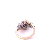 10K Yellow Gold 1.00cttw Diamond Ring - size 6.5