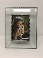 4x6 Glass Frame with Silver Trim