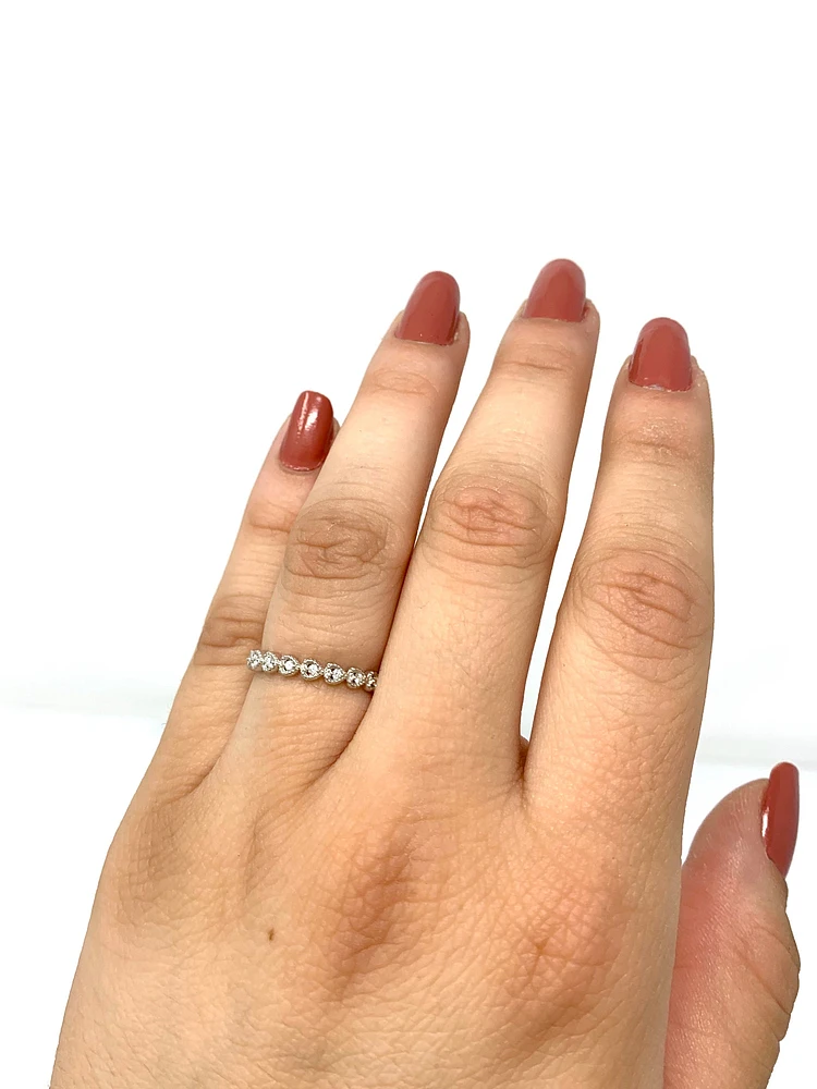 10K Gold Heart and 0.10cttw Diamond Ring - / 4.5