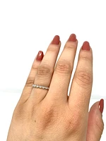 10K Gold Heart and 0.10cttw Diamond Ring - / 4.5