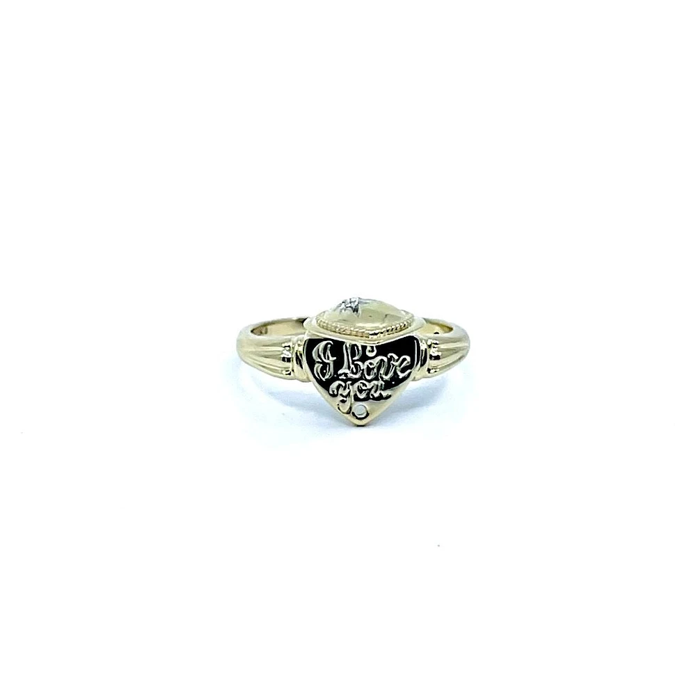 Heart Shape Signet Ring