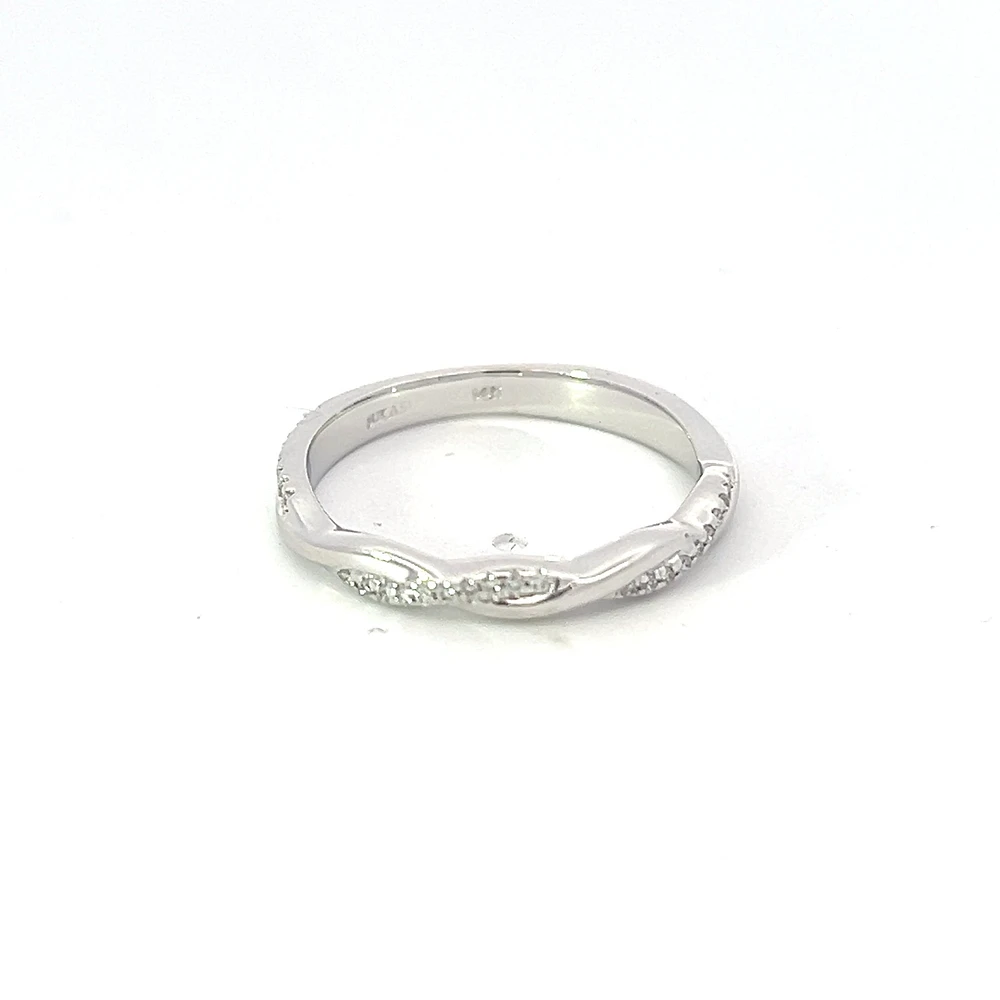14K Gold 0.15cttw Diamond Ring