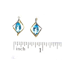 Blue Topaz Earrings
