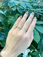 14K Gold 1.00cttw Lab Grown Diamond Band