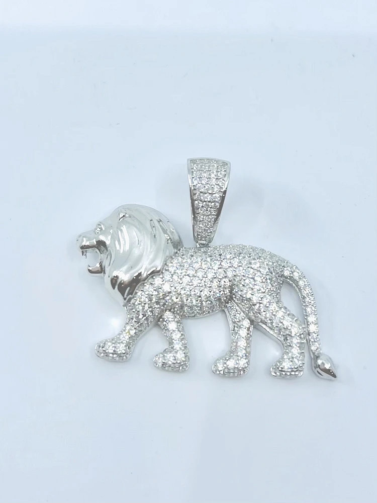 Sterling Silver Lion Charm