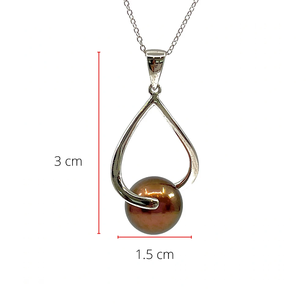 Chocolate Pearl Pendant