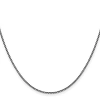14K Gold 1.5mm Semi-Solid Round Box Chain - /