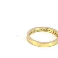 10K Yellow Gold 0.10cttw Diamond Band