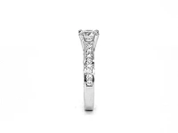 14K White Gold 1.84cttw Diamond Engagement Ring, size 7.5