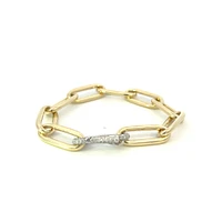 10K Yellow Gold 0.75cttw Diamond Bracelet