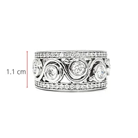 14K White Gold 1.17cttw Canadian Diamond Ring, size 6.5
