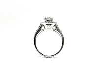14K White Gold 1.57cttw Diamond Engagement Ring, Size 6
