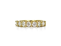 14K Yellow Gold 1.00cttw Diamond Anniversary Ring / Band - Size 6.5