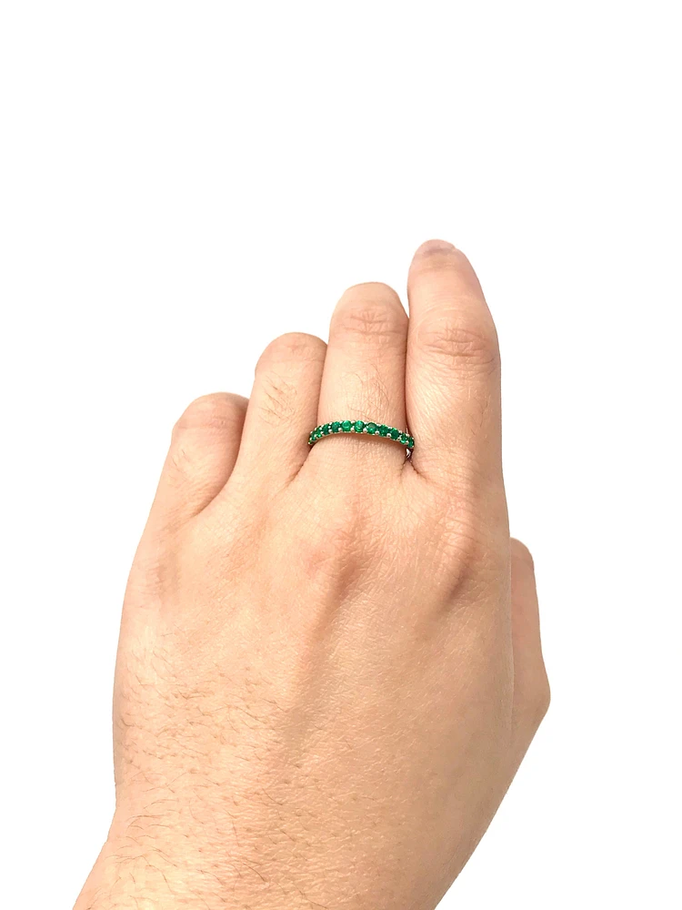 Created Emerald Ring